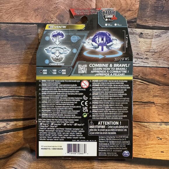 Bakugan Special Attack Ventri 2023 Gen 3 Spinning Action Figure Chase New Sealed - Picture 2 of 6